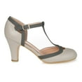 thumbnail image 2 of Journee Olina Women's Mary Jane Heels Color: Gray Size: 9, 2 of 4