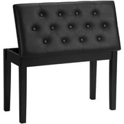 SONGMICS Duet Piano Bench with Padded Cushion and Storage Compartment