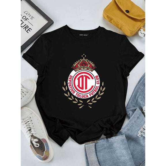 Deportivo Toluca Red Soccer Mexican Football Fan Art Unisex T-Shirt V70605, S-5XL