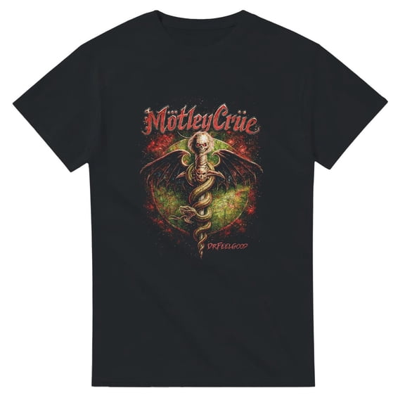 Motley Crue Unisex T-shirt, Rock Band Heavy Metal Tee