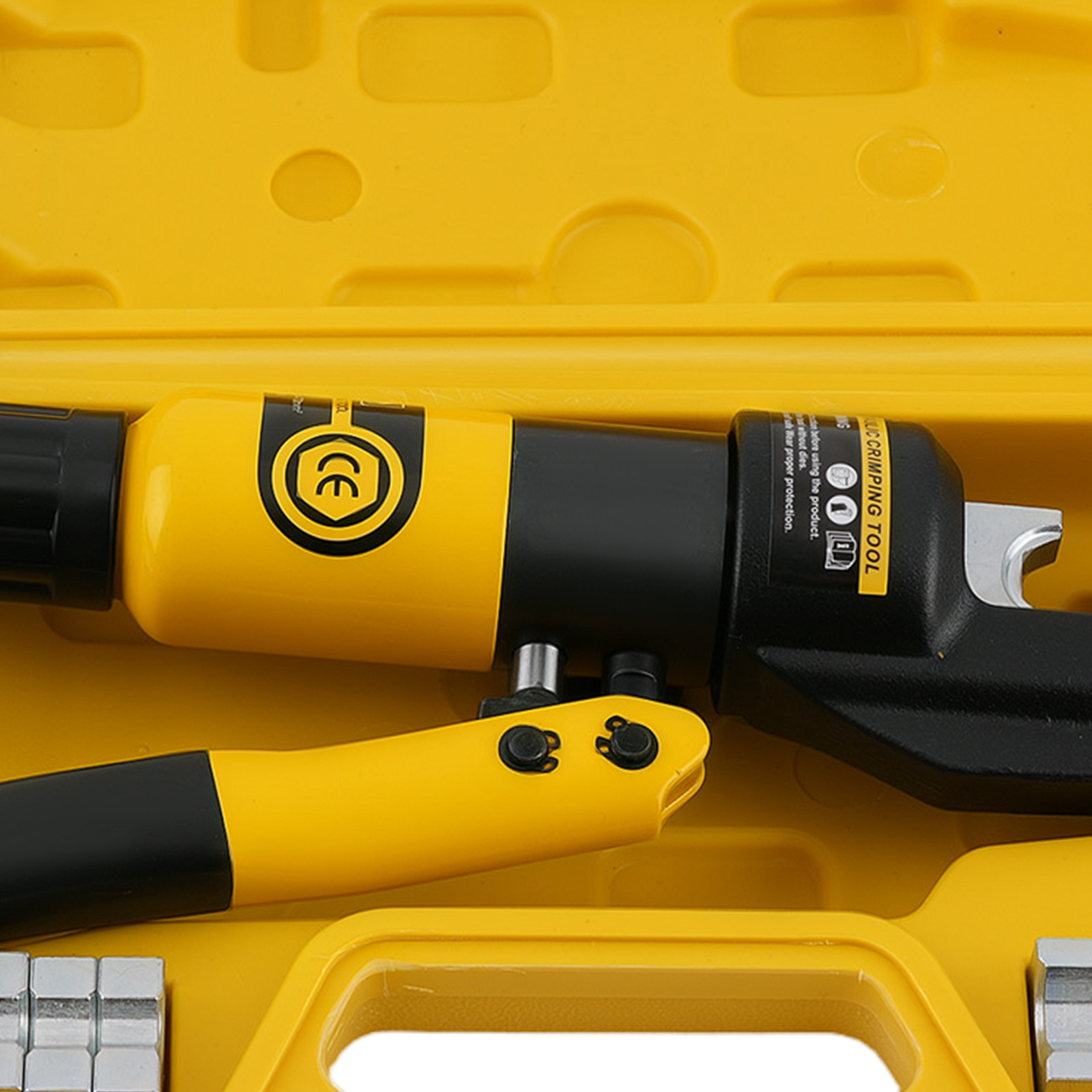 maXpeedingrods 10 Tons Hydraulic Crimping Tool with 9 Dies, Battery Cable Crimper Tool, Hydraulic Wire Rope Crimping Tool for 12 to 2/0 AWG, 1/16" 1/8" 3/16" Battery Cable Ends Ring Terminals