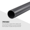 thumbnail image 4 of Uxcell Rigid Round Pipes High Impact for Water Pipe Crafts Cable Sleeve Dark Grey 36mmx40mm, 4 of 6