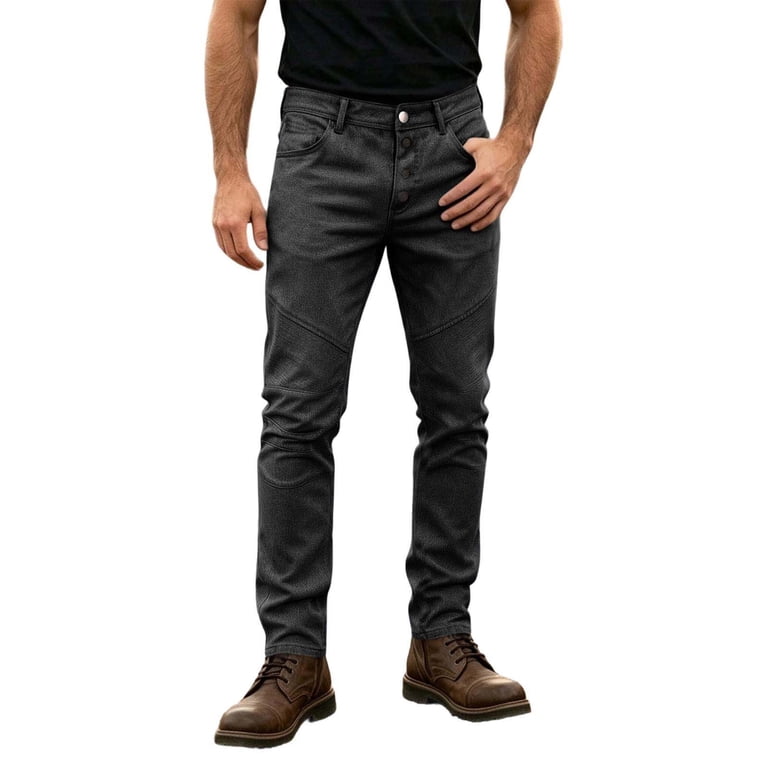 Motocross Men Rider JOANKDMI Moto Cargo Pants for Men Slim Fit Straight Leg Casual Stretch ...