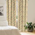 thumbnail image 2 of Ambesonne Abstract Curtains, Bullseye Circle Shapes, Pair of 28"x95", Multicolor, 2 of 5
