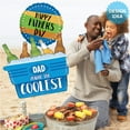 thumbnail image 2 of 33 inch Coolest Dad Cooler Foil Mylar Balloon - Party Supplies Decorations, 2 of 2