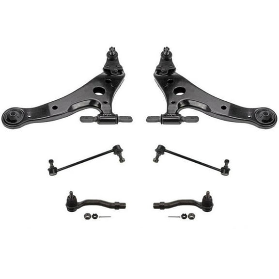 Lower Control Arms Out Tie Rods Sway Bar Links for Toyota Highlander 01-03