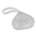 thumbnail image 2 of Women Portable Bead Evening Bag Purse Exquisite Fashionable Elegant Wedding Dancing Party Handbag Silver Handbag, 2 of 8
