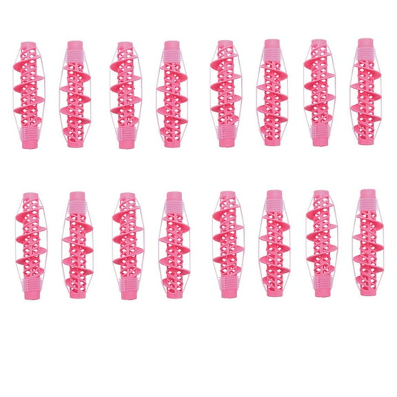 16Pcs Hair Styling Tools Hair Care Natural Big Wave Curls Rollers Curlers Curling Styling Tool