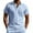 Light Blue^, variant on Jjayotai Mens George Polo Shirts, Men's Faux Linen Solid Color Short Sleeve Lapel Button Down Pullover T-Shirt Tops, Golf Tees