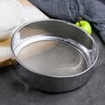 thumbnail image 4 of 15cm Fine Stainless Steel Round Flour Sieve 60 Mesh Strainer Colander Sifter Advanced Kitchen Cake Baking Tools(Silver), 4 of 8