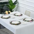 thumbnail image 5 of SKYSONIC Sloth Round Placemats for Dining Table Non-Slip Heat-Resistant Polyester Table Mats Set of 6 Washable Table Mats for Kitchen Dining Table Decoration, 5 of 5