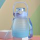 thumbnail image 4 of Copa De Agua 1300ml Paja Big Belly Cup Color degradado Taza de plástico Cute Sports Kettle (Azul) Likrtyny Libre de BPA, 4 of 8