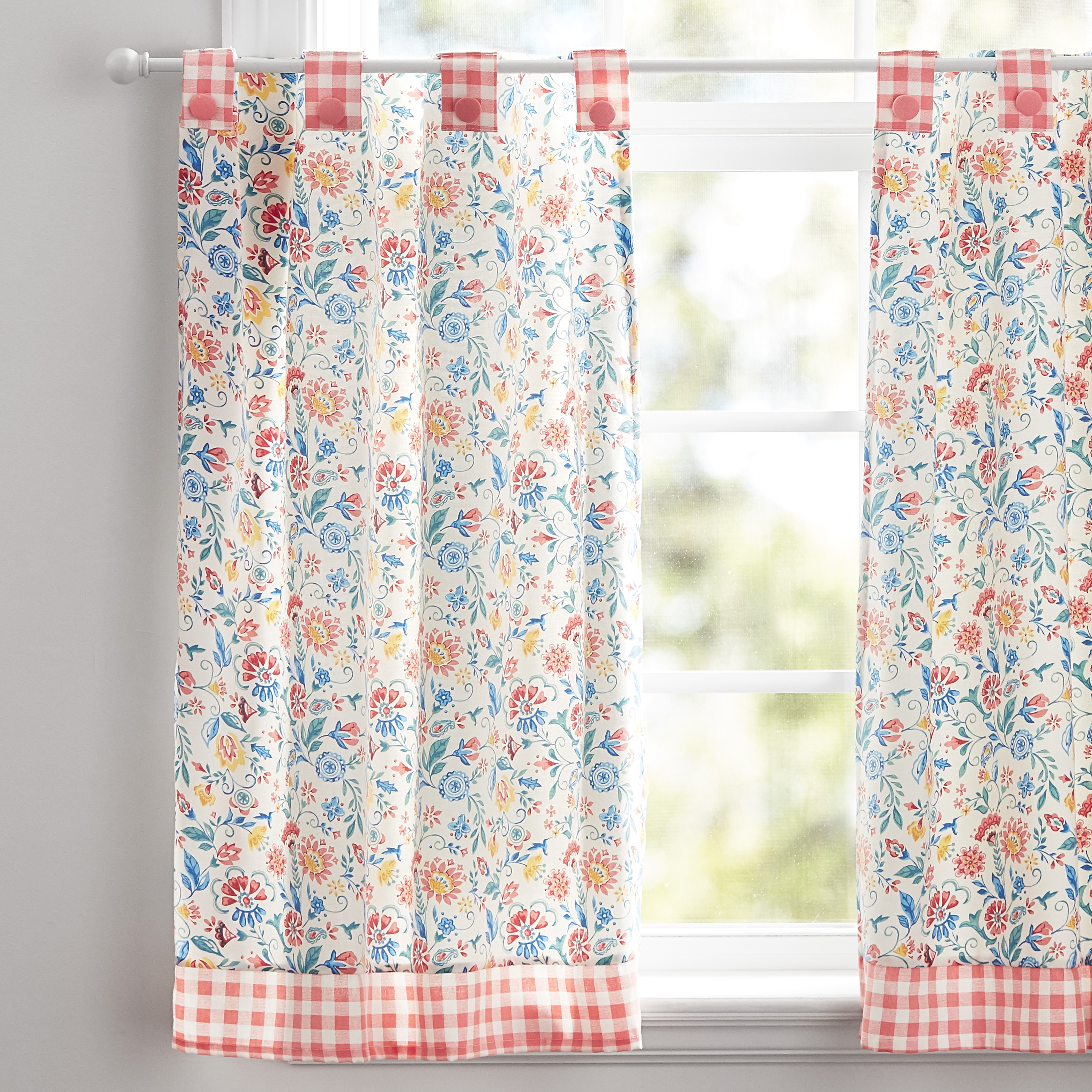 The Pioneer Woman Mazie 3-Piece Floral Tier & Valance Set - image 3 of 5