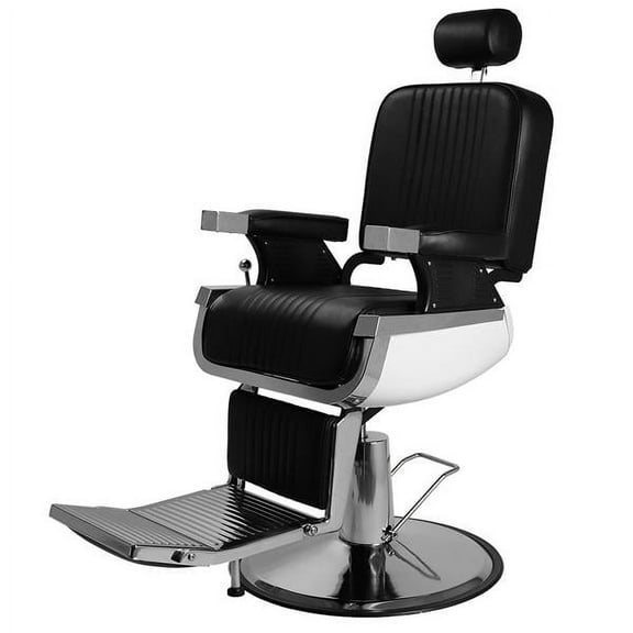Fithood All Purpose Recline Hydraulic Barber Chair Heavy Duty Salon Spa Beauty Equipment Black