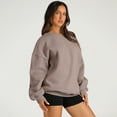 thumbnail image 3 of SUNBS Oversized Sweatshirts for Women Crewneck Y2k Hoodies Sweaters Casual Tops Comfy Fall Fashion Pullover Outfits Winter Clothes, 3 of 8