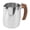 Original Color, variant on LAZIOEGR Milk Frothing Cup 600ml / 20.3 oz Stainless Steel Coffee Steaming Pitcher with Wooden Handle Precise Inner Scale for Latte Art Professional Barista Tools Original Color