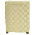 thumbnail image 2 of Oriental Furniture 27" Natural Fiber Laundry Hamper, Mocha, 1 Pack, 2 of 5