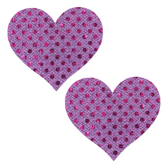 1 Pairs Disposable Areola Patches Glitter Black Hearts Pasties for Festiva SCK