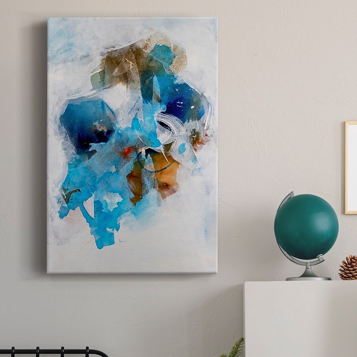 Misty Blue I Premium Gallery Wrapped Canvas - Ready to Hang