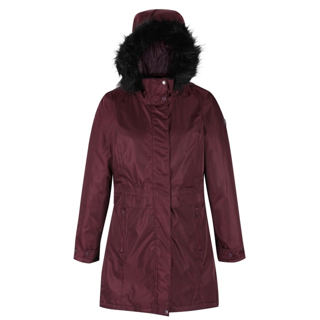 Regatta - Parka Lexis para Mujer (Burdeos Oscuro) Regatta UTRG5414_darkburgundy