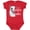 Red, variant on Easily Distracted by Goats Cute Goat Boys or Girls Baby Bodysuit
