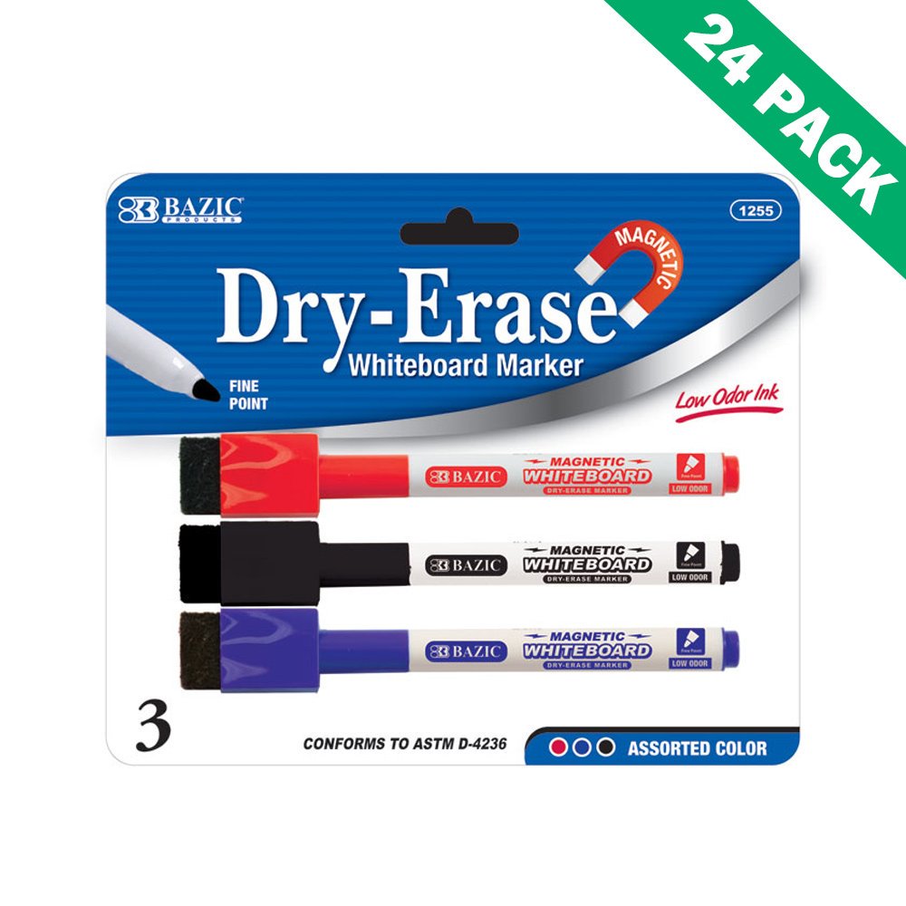 Dryerase Markers, Bazic Dry Erase Marker Thin For Classroom