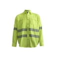 thumbnail image 2 of High Visibility Yellow Safety Long Sleeve Work Shirt, 2 of 3