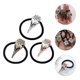 thumbnail image 4 of 3 Pcs Hair Bands Women Gothic Ponytail Holder Viking Hair Ties Crow Skull Hair Band Witch Ponytail Holder Skull Hair Ties, 4 of 4