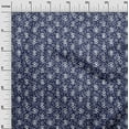 thumbnail image 2 of oneOone Cotton Jersey Royal Blue Fabric Floral & Geometric Sewing Craft Projects Fabric Prints By Yard 58 Inch Wide, 2 of 4