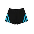 thumbnail image 3 of TiaoBug Kids Boys Shorts Athletic Sports Gymnastics Yoga Workout Tumbling Practice Activewear Biker Shorts Blue Green 12, 3 of 5
