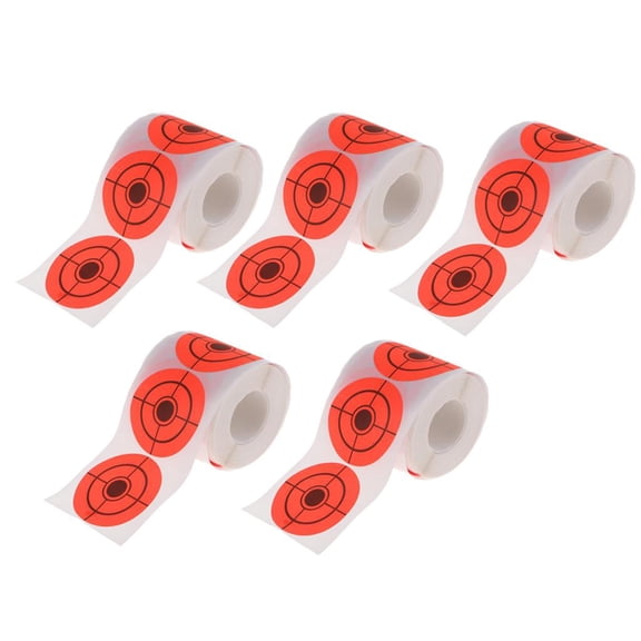 harayaa 125Pieces High Visibility Targets Orange Self-Adhesive 2inch