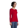 thumbnail image 3 of Lands' End Women's Petite Long Sleeve Crew Neck T-Shirt, 3 of 3