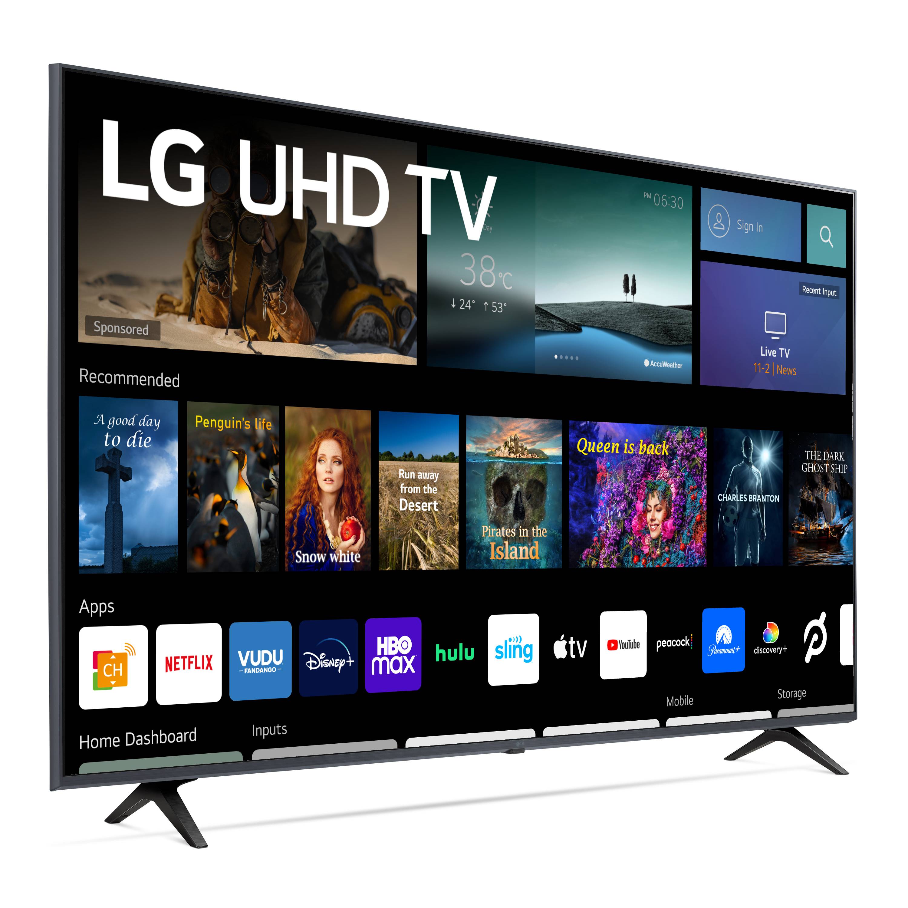 LG 50” 4K UHD Smart TV 2160p webOS, 50UQ7070ZUE - image 8 of 15