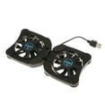 thumbnail image 2 of pitrice USB Mini Folding 2 Fan Laptop Notebook Cooling Cooler Pad, 2 of 9