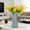 Green, variant on Artificial Golden Wattle Realistic Fake Acacia Flower Stem Home Office Wedding Party Indoor Outdoor Faux Bloom Centerpiece Decoration