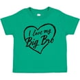 thumbnail image 3 of Inktastic I Love My Big Bro in Black Chalk Heart Boys or Girls Toddler T-Shirt, 3 of 5