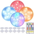 thumbnail image 1 of Sumergibles A Prueba De Agua Luces Led Rgb Con Imanes De Ventosa Y Luz Led Subacuática Con Control Remoto Rf matsuzay HA045433-02, 1 of 6