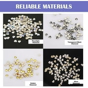 GINIHOMER Multi Heart Shaped Teeth Gems KitShining Professional Crystal Kit, Gem Kit,Genius Gems Kit