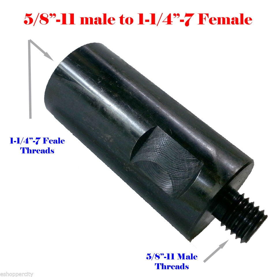 7 Male to 1-1/4” 6” Core Drill Bit Extension 1-1/4” 7 Female 7 Male to 1-1/4” 6” Core Drill Bit Extension 1-1/4” 7 Female