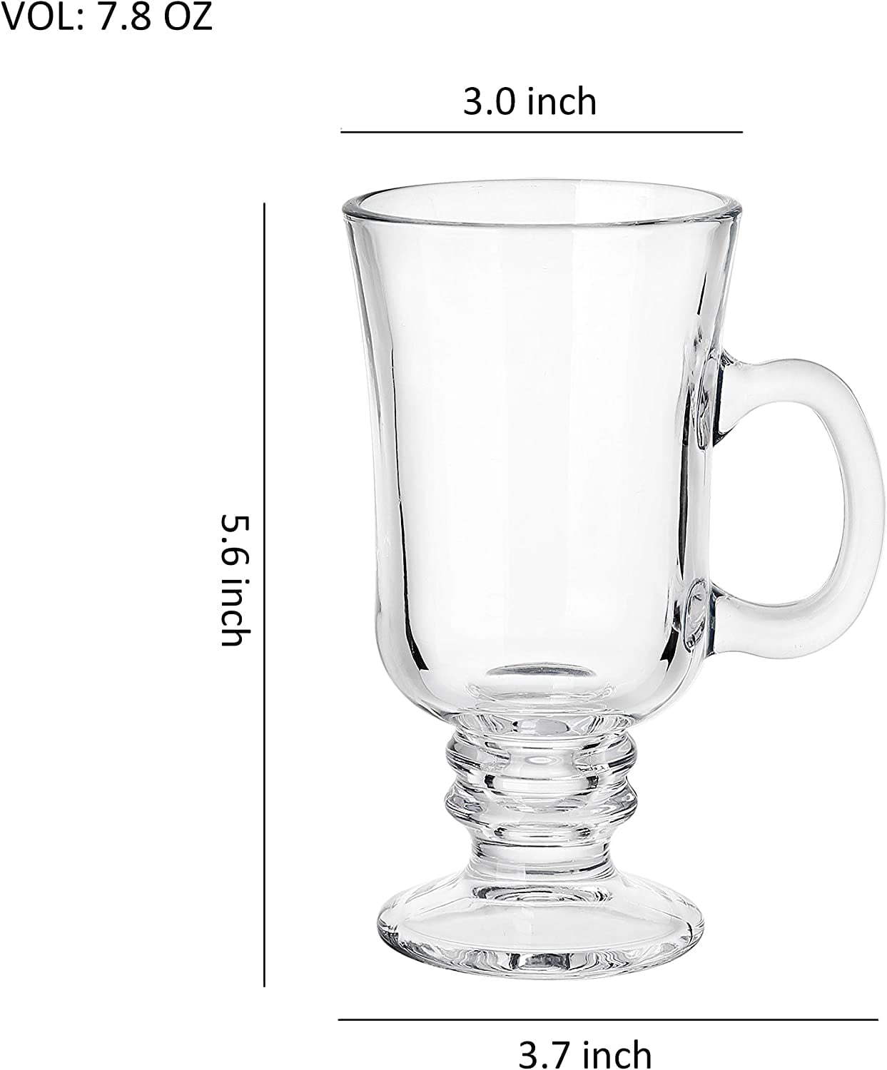 Irish Coffee Mug, 8-1/4 ounce, 2dz/case
