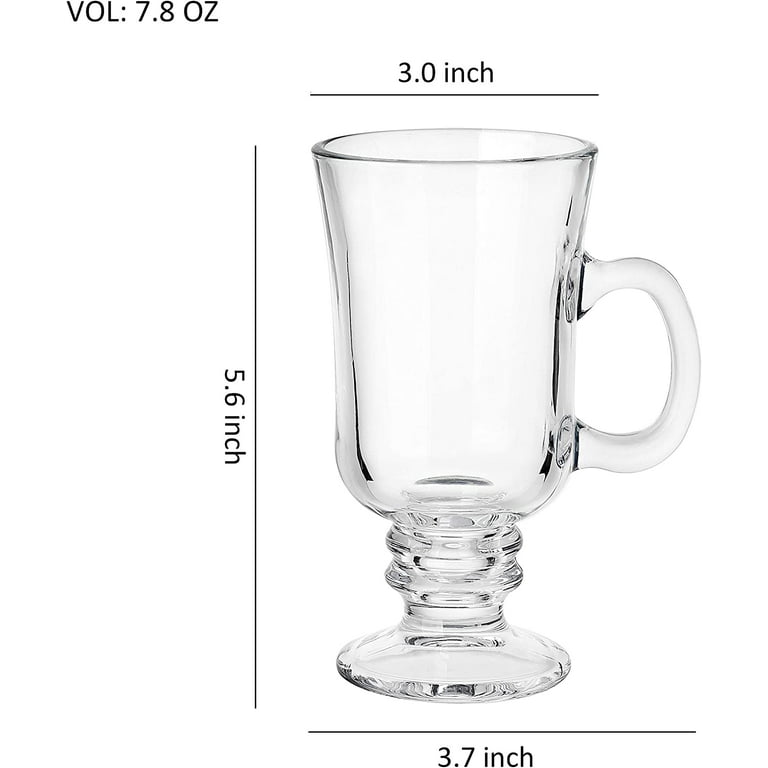 8 oz. Clear Coffee Mug
