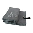 thumbnail image 1 of Toalla de limpieza de palos de golf, toalla de golf para bolsas de golf para mujeres, hombres, práctica de gimnasio Gris Zulema toallas de golf, 1 of 8