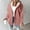 370#Watermelon Red, variant on Njagoc3 Womens Solid Color Long Sleeve Tops Long Sleeve Hooded Casual Coat
