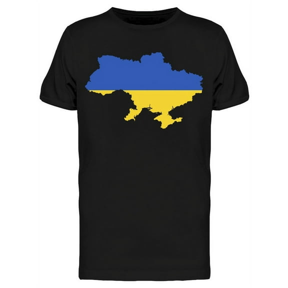 Map Of Ukraine T-Shirt Men -Image by Shutterstock, Male 3X-Large