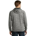 thumbnail image 2 of Sport-Tek PosiCharge Electric Heather Fleece Hooded Pullover-M (Black Electric), 2 of 6