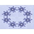 thumbnail image 1 of Ahgly Company Indoor Rectangle Patterned Lavender Blue Area Rugs, 3' x 5', 1 of 6