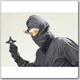 thumbnail image 1 of Ninja Hood And Scarf Costume Kit, 1 of 1
