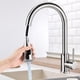 thumbnail image 1 of Grifo de Cocina, Grifos para Fregadero de Cocina de Acero Inoxidable de 360°, Mezclador de Cocina con 2 Patrones de Rociado, Mezclador de Fregadero de Cocina Extraíble para Agua Caliente y Fría, 1 of 8