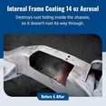 thumbnail image 3 of Internal Frame Coating Plus Aerosol | Internal Frame Rust Remover | Rust Converter and Prevention Aerosol Spray Undercoating for Vehicles |16 Oz, Matte Black, 3 of 10