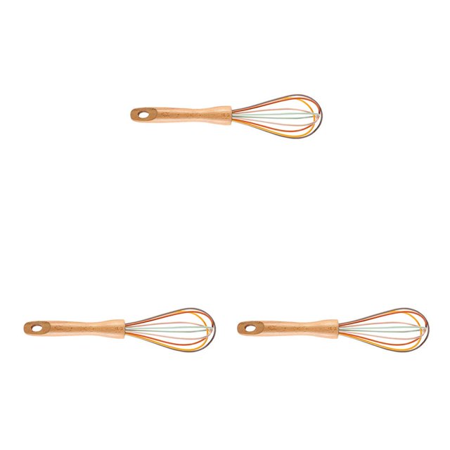Advancent Batidor de silicona batidor de huevos Manual mango de batidora de crema de de mano herramienta de cocina para hornear Type4 NO4 Advancent CBP023631